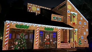 Luxedo Christmas House Projection [upl. by Schatz]