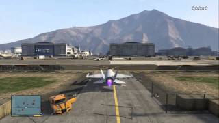 Gta V Epic police chase Adder  jet  tank and escaping [upl. by Rodl]