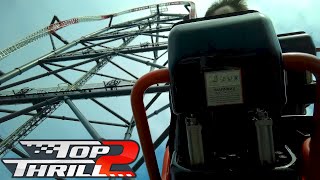 my FIRST RIDE on TOP THRILL 2 at CEDAR POINT Back Row POV [upl. by Lirbaj172]