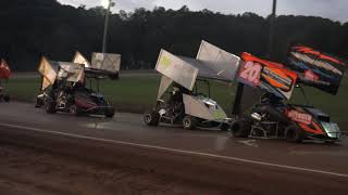 10519 Mini Outlaw Heat at Blairsville Speedway [upl. by Byram6]