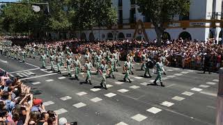 ESPECTACULAR Desfile de La Legión en Sevilla DIFAS 2019 [upl. by Ardyaf]