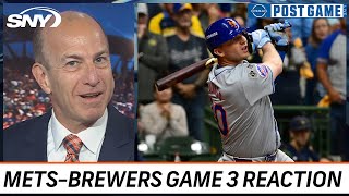 Gary Cohen and Mets Post Game crew react to New Yorks Amazin Game 3 Wild Card series win  SNY [upl. by Farika321]