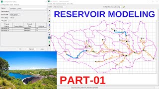 HECResSim T1 How To Setup Reservoir Model 13 [upl. by Colvin]