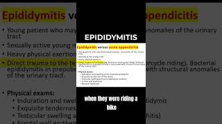 Why Your Balls Are Swollen Epididymitis from Appendicitis  MCCQE1 [upl. by Princess604]