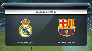 El Clásico PES 2013 Predicts Real Madrid CF vs FC Barcelona [upl. by Novehc]