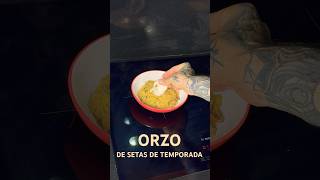 Risotto de Orzo y Setas de Temporada recetas truco food trucocasero [upl. by Aitselec]