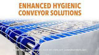 Enhanced Hygienic Conveyors from Wire Belt Company [upl. by Marcille693]