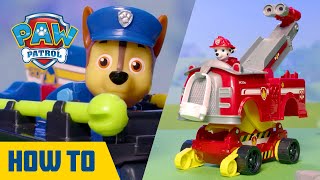 NEW PAW Patrol Rise amp Rescue Vehicles  How to Play  Toys for Kids [upl. by Umberto]