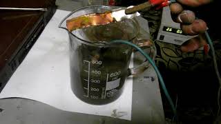 SILVER stripping cell  sodium sulphite electrolyte PART 1 [upl. by Akcired]