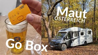 Maut Österreich Wohnmobile über 35t die Go Box der Asfinag Höchstgeschwindigkeit Österreich [upl. by Tezzil]