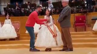 Ensayo de la Exaltación de la Fallera Mayor Infantil de Valencia 2019  Actualidad Fallera [upl. by Ylrebnik4]