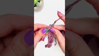 How to Crochet the Modified Berry Stitch Left Handed Part 2 [upl. by Atoiyanap]