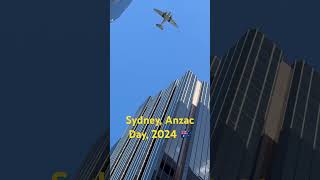 Classic war bird flying over Sydney  Anzac Day 2024 anzacday aviation ww2 sydney [upl. by Yllehs]