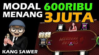 MENANG BANYAK Main Domino QQ Online 3 Juta KANG SAWER Jadi Sorotan [upl. by Essilrahc]