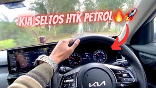 KIA seltos HTK Drive Review  15L petrol  Milage power performance🚀 amaan24 [upl. by Rennug282]