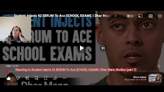 Reacting to Student Injects IQ SERUM To Ace SCHOOL EXAMS  Dhar Mann Studios part 2 [upl. by Rofotsirk]