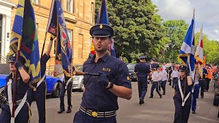 Braniel Loyal flute band East Belfast  Glasgow Boyne Celebrations 6thJuly 2024 [upl. by Tibbs]