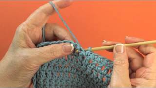 Back Post Single Crochet [upl. by Atinele]