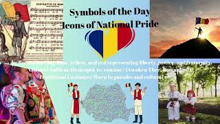 1 December The National Day of Romania Visuals A map of Romania with the national flag overlaying i [upl. by Dnumde]