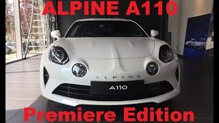 Alpine A110 2017 Premiere Edition English review [upl. by Nirrac241]