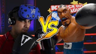 Knockout League VR  Boxing in VIRTUAL REALITY Experience HTC Vive LIVE [upl. by Olshausen]