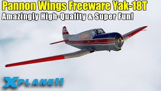 XPlane 11  PWDT Yakovlev Yak18T Freeware Review amp First Flight [upl. by Lamag511]