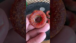 How many calories Snak Club Tajin Watermelon Rings review shorts food vegan candy [upl. by Nauq]