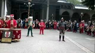 Turkish Band in front of TopkapiIstanbul [upl. by Nylzor]