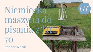 Niemiecka Maszyna do pisania z lat 70quot część 1 [upl. by Nnaassilem504]