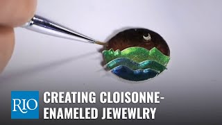 Creating CloisonneEnameled Jewelry with Ricky Frank [upl. by Verne]