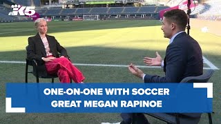 Full oneonone interview with Megan Rapinoe ahead of farewell game [upl. by Ruperto]