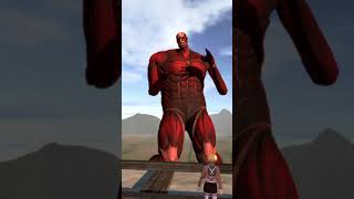 Armin vs Colossal Titan attackontitan aot vrchat [upl. by Staley]