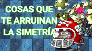 Top 5 COSAS QUE TE DESTRUYEN LA SIMETRÍA EN PvZ 2 [upl. by Bluh106]