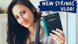 VLOG3  DOMINANT PRO STRINGS REVIEW  Tried amp Test Dominant Thomastik New Strings [upl. by Maggs373]