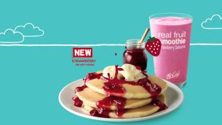 McDonalds Get up and Go Singapore Strawberry Hotcakes [upl. by Cozmo]