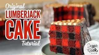 Free lumberjack cake tutorial from Sugar Geek Show [upl. by Oilicec]