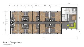 Perspektivischer Grundriss in Allplan [upl. by Ttessil]