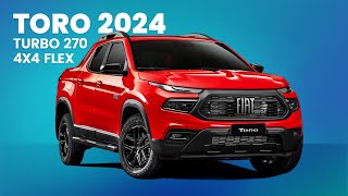 Fiat Toro 2024 terá motor TURBO 270 4X4 no lugar do diesel [upl. by Einegue984]