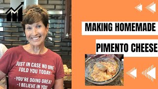 How to make homemade PIMENTO CHEESE  Easy Recipe [upl. by Hackathorn]