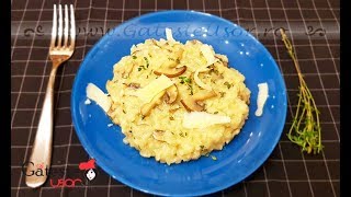 Risotto cremos cu Ciuperci si Parmezan  Reteta Delicioasa [upl. by Solahcin]