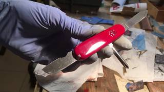 84mm Electrican Restauration  refresh  polish scales  Victorinox [upl. by Neelra]