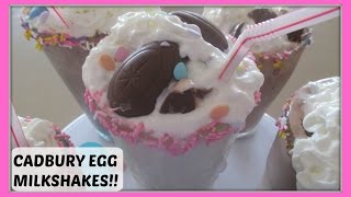 How To Make Most Incredible Cadbury Creme Egg Milkshakes [upl. by Falk75]