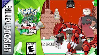 Taking on Maxie Groudon wakes up  Episode 23  Pokemon Emerald Hardcore HoennLocke [upl. by Ylak949]