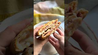 Ham amp Cheese stuffed ciabatta easybaking highprotein hamcheese ciabatta airfryer easyrecipe [upl. by Eisdnil732]