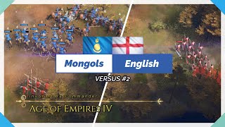 AoE4  Mongols vs English  Online Game 2 [upl. by Chapland712]