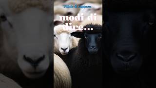 Modi di dire ESSERE LA PECORA NERA [upl. by Fisher982]