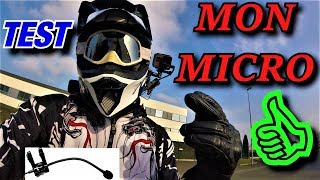 LE MEILLEUR MICRO POUR GOPRO HERO 6 EN MOTOVLOG  👍 Test MYMYK SPORTSMYK vs BOYA [upl. by Ataga]