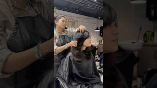 Shaggy Haircut 💇‍♀️ with side bangs ￼￼munazah haircut [upl. by Ymassej978]