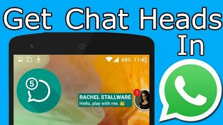 How to get Chat head or floating chat on WhatsApp [upl. by Mullen]