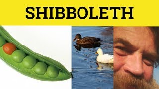 🔵 Shibboleth  Shibboleth Meaning  Shibboleth Examples  Shibboleth Etymology  Formal English [upl. by Ydnagrub413]